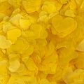 Buttercup Yellow single colour biodegradable heart confetti