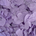 Lavender single colour biodegradable heart confetti