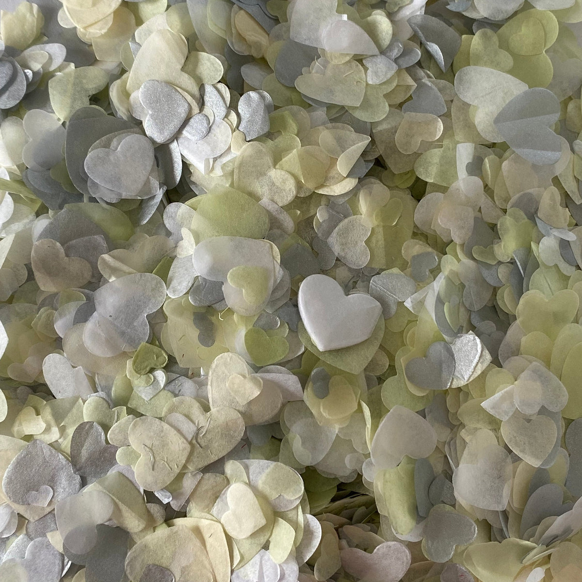 Sage White Ivory Metallic Silver Mix