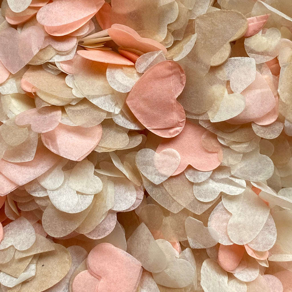 Ivory Peach Beige Mix