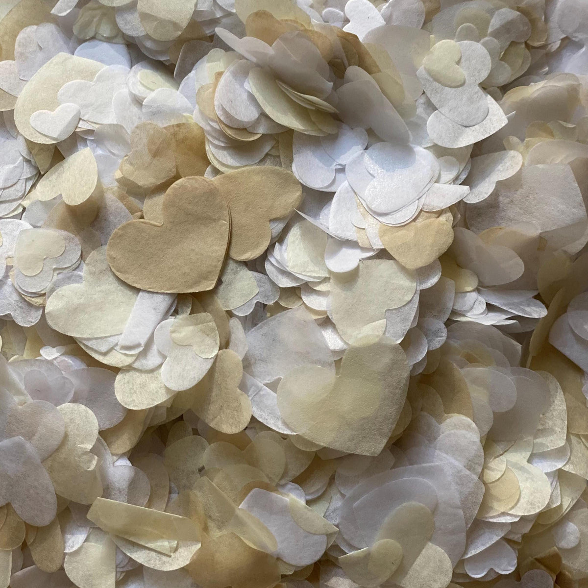 White Beige Ivory Mix