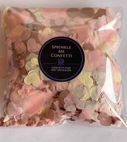 Rose Gold Pink Ivory Mix