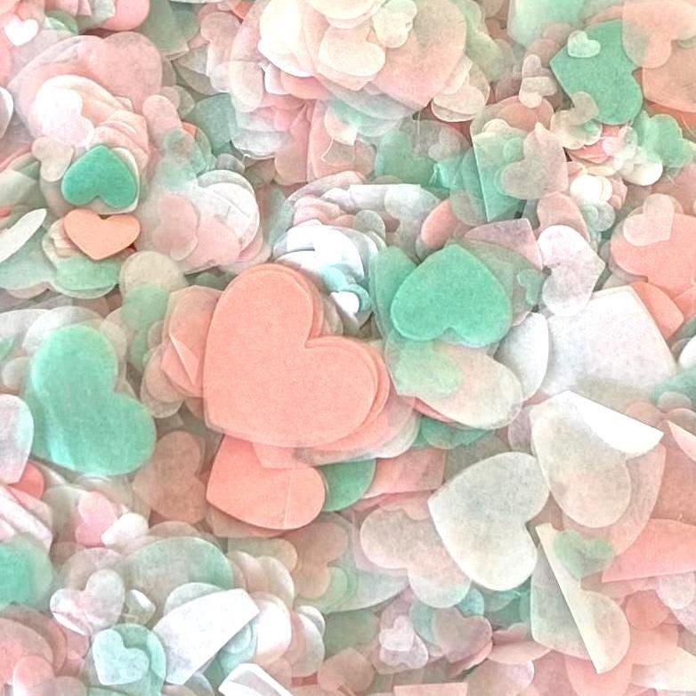 Pink Mint White Mix
