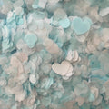 Aqua Blue & White Mix