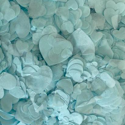 Royal Blue Aqua White Mix