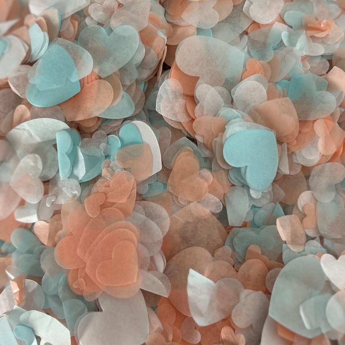 Aqua Peach White Mix