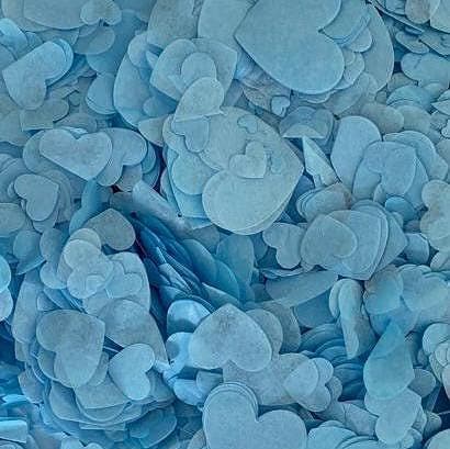 Baby Blue Beige Ivory Mix