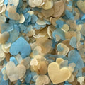 Baby Blue Beige Ivory Mix
