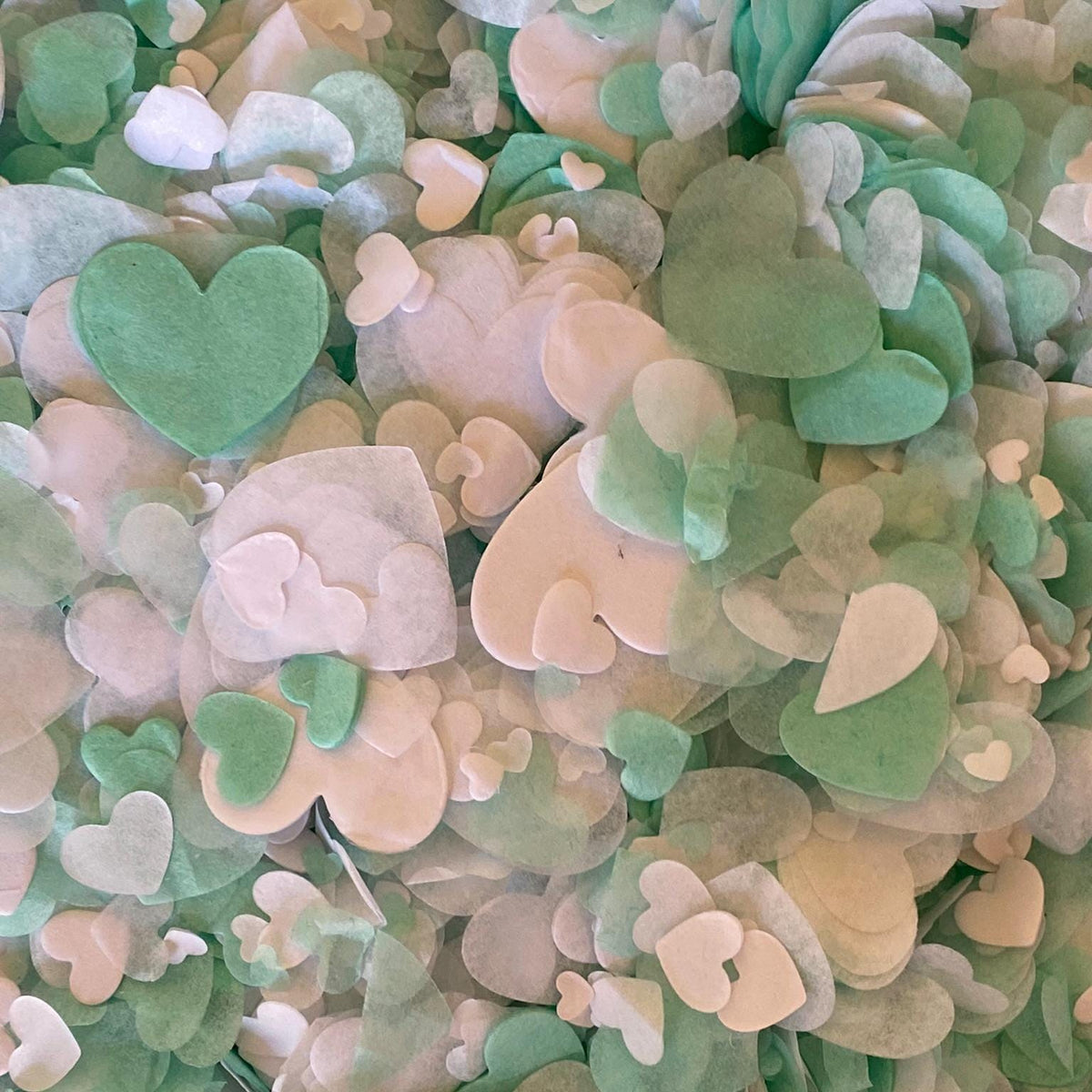 Mint Green & White Mix