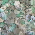 White Mint & Metallic Silver Mix