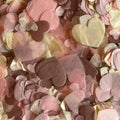 Rose Gold Pink Ivory Mix