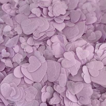 Lilac Metallic Silver & White