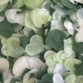 Woodland Green Sage White Mix biodegradable heart confetti